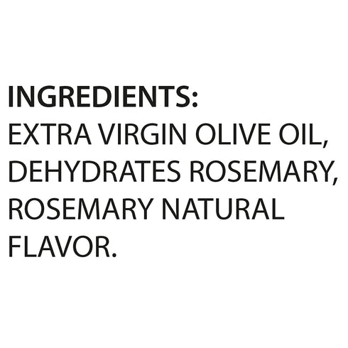 34 oz, Mantova Rosemary Extra Virgin Olive Oil is accented with fresh rosemary for an aromatic and versatile condiment.
