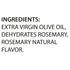 34 oz, Mantova Rosemary Extra Virgin Olive Oil is accented with fresh rosemary for an aromatic and versatile condiment.