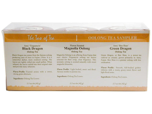 3-Count The Tao of Tea Oolong Tea Sampler, Box