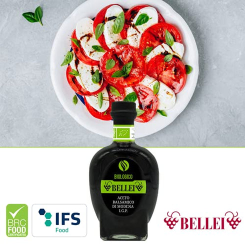 8.45 oz Tita Italian Bellei -Organic Balsamic Vinegar, Aceto Balsamico Bioligico di Modena IGP- Aromatic, Smooth