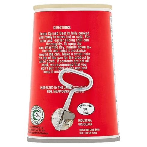 12 oz, Iberia Corned Beef, Premium Quality Corned Beef With Natural Juices, Halal