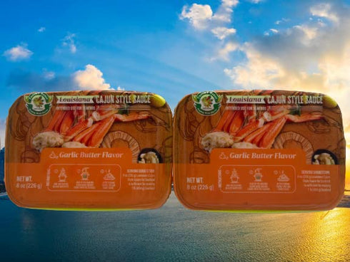 YummY Pack 2x8oz Sauce Cajun Sauce Garlic Butter Flavor