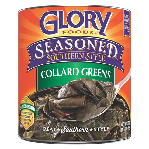 Glory Foods 27 oz Seasoned Southern Style Collard Greens