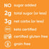 8 oz. 1 Count (Pack 2) NuTrail Nut Granola Cereal, Honey Nut, No Sugar Added, Keto, Low Carb, Gluten Free, Grain Free