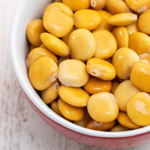 24 oz. (680g) 100% Flora Foods Lupini Beans | Ready to Eat Healthy Snack | Jar | Imported Italian | All Natural | Non