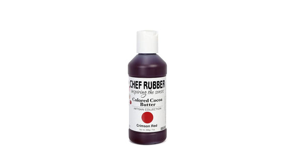 Chef Rubber Crimson Red Colored Cocoa Butter