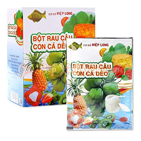 Nguyen Thi Tuyet Linh 10 packs -12gram/pack - Bot Rau Cau hieu con ca Deo -