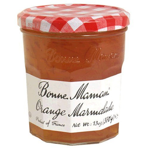 13 oz (Pack 6) Bonne Maman Orange Marmalade Preserves, Glass Jars of Non-GMO, Made with Simple Ingredients