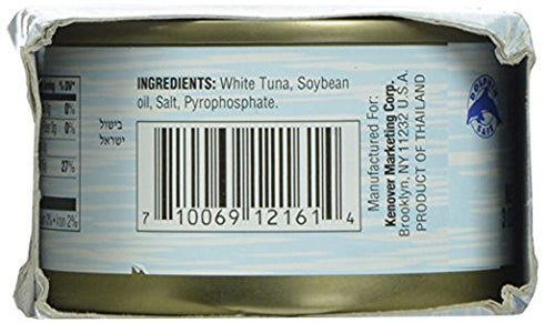 Albacore 3.3 Oz. Pack 12. Gefen In Oil Fancy Solid White Tuna