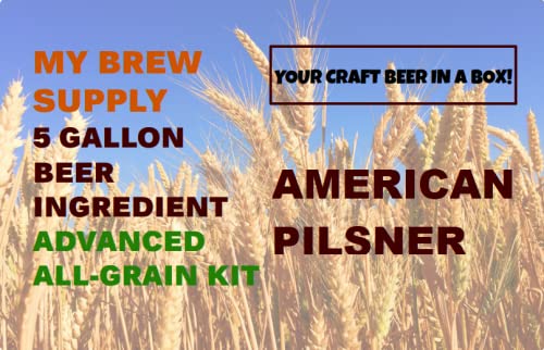 American Pilsner ALL GRAIN 5 gal Beer Home brew Ingredient Kit -