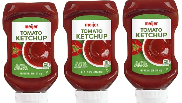 Generic Tomato Ketchup (Pack Of 3 Bottles) 20 oz. Each