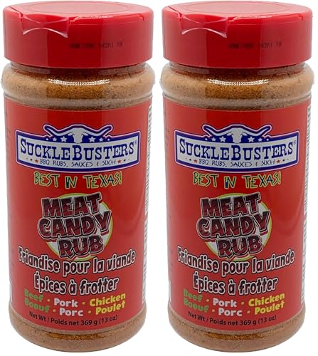 SuckleBusters Meat Candy BBQ Seasoning for Pork, and Chicken Super Sweet, Deep