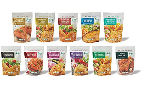 Pereg Spicy Panko Bread Crumbs, 9 Oz, Hot Spicy Flavor for Coating & Stuffing