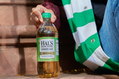 Hal's New York 20 Oz (Pack 24) Original Ginger Ale, Fl Bottles