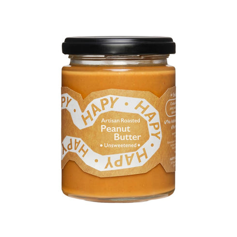 HAPPY NUTS DAY Unsweetened Peanut Butter 8.5oz