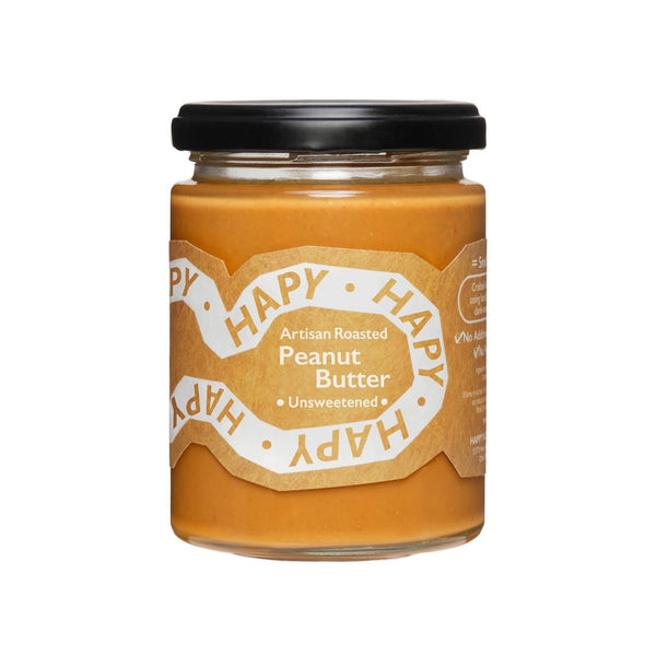 HAPPY NUTS DAY Unsweetened Peanut Butter 8.5oz