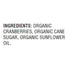 8-5.25 oz. Woodstock Organic Cranberries - Sweetened - Case