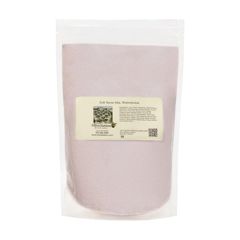 OliveNation Vegan Soft Serve Mix, Watermelon - Non-Dairy Soft Serve Powder for