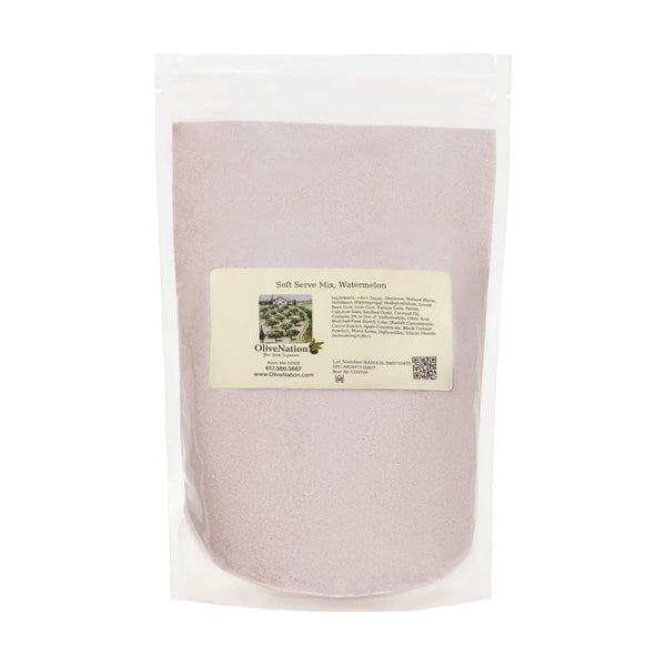 OliveNation Vegan Soft Serve Mix, Watermelon - Non-Dairy Soft Serve Powder for