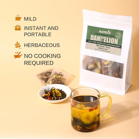 7 (150 portion/15pcak) Addtool Dandelion Goji Chrysanthemum Tea Caffeine FreeInclude Cassia Seed, Licorice, Orange