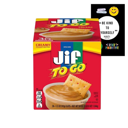 maker explorador 36 Jif-To-Go Creamy Peanut Butter ct.