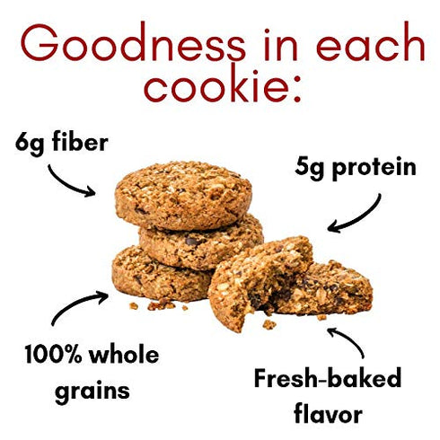 Pack 12 Ultimate Breakfast Rounds Individually Wrapped Granola Bars - Oatmeal Chocolate Chip