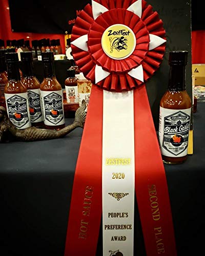 Clamlube (5oz, Flavor and Fire Foods, Black Garlic, Columbus Hot Sauce, Pepper Infused, Award Winning, North Market Hot