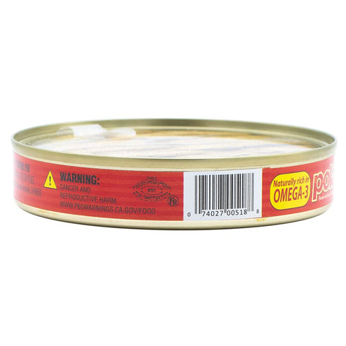 4.23 Oz Pack 12 MW Polar Brisling Sardines, Smoked In Olive Oil,