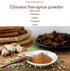Chinese Five Spice Blend, Traditional 5 Spice Powder Mixed Seasoning for Asian Cuisine, 17.6 oz Plastic Shaker