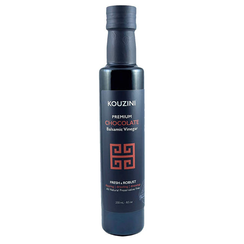 Kouzini Ultra Premium Chocolate Balsamic Vinegar, Aged Balsamic Vinegars from Modena, Italy,