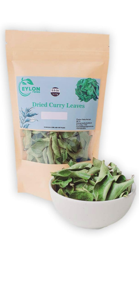 Ceylon Twins 0.5OZ Curry Leaves Naturally Grown Air Dried Herb Fresh Grocery Premium Grade Curry Patta Aromatic Flavor