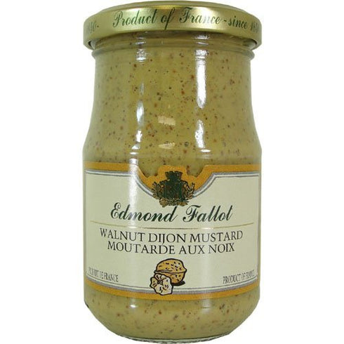 Edmond Fallot Fallot Walnut Mustard - Dijon Mustard with Nuts 7 oz Jar (Pack