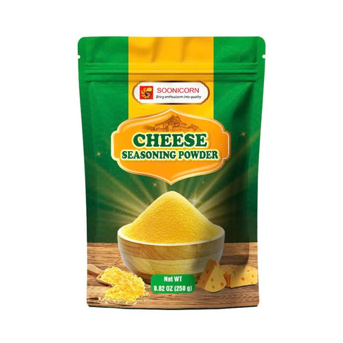 SOONICORN Cheese Popcorn Seasoning Powder, 8.8 Ounce Delicious Popcorn Cheese Powder for