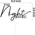 ZYGJYJXSX The Night Before Cake Topper, One Day Away, Rehearsal Dinner Wedding Cake Decors, Tomorrow We Do, Black