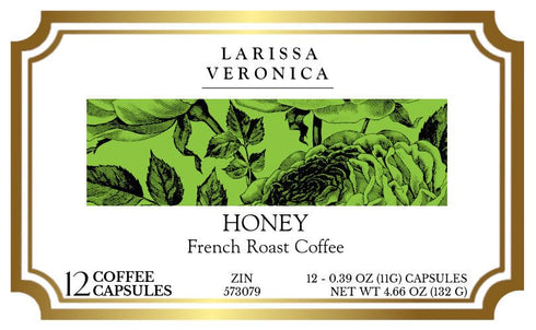 Larissa Veronica (12 573079) 3 Pack Honey French Roast Coffee (Single Serve K-Cup Pods) (Gourmet, Naturally Flavored