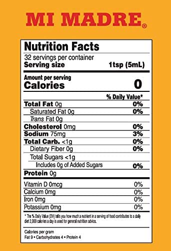 100 5 (Pack 2) Mi Madre Passion Fruit Hot Sauce, Handcrafted in Puerto Rico, Percent Natural, Ounce