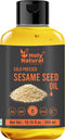 Sesame Seed Oil, Extra Virgin Cold-Pressed, No GMO, Untreated, Unrefined, Great for Cooking & Flavor Enhancer (10.15 Fl