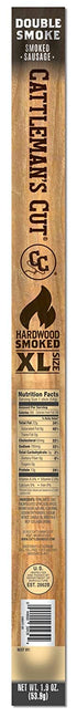1.9 (Pack 20), 38.0 Cattleman's Cut Double Smoked Sausages, XL Size, Ounce of ounces