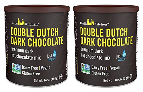 Castle Kitchen Double Dutch Dark Chocolate - Dairy-Free, Vegan Premium Hot Chocolate
