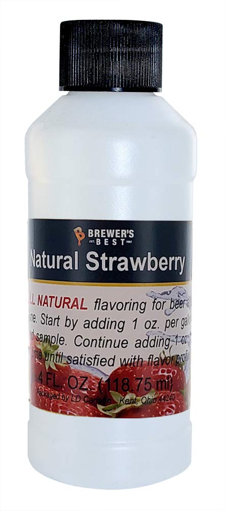Brewer's Best Natural Beer and Wine Fruit Flavoring, Strawberry