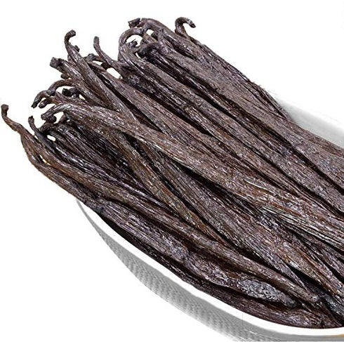 10 Madagascar Vanilla Beans Grade A Whole Vanilla Pods for Extract and Baking