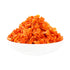 JIDUQIU 250g/8.81OZ Diced carrots Dehydrated Carrot Cubes Carrot Snack.