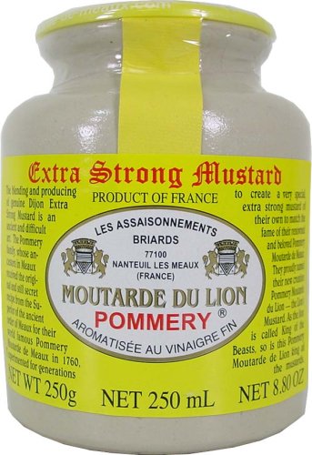 Pommery Moutarde Du Lion Extra Filtered King Of Mustard,, 8fl Ounce ()