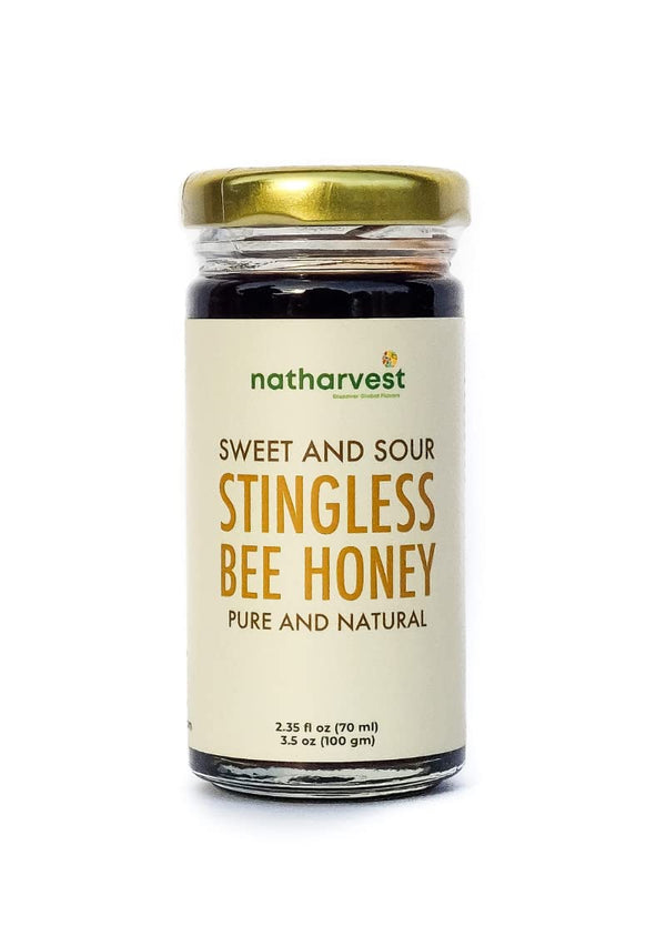 Stingless Bee Honey, Sweet and Sour Meliponini. Contains Low Glycemic Trehalulose, No