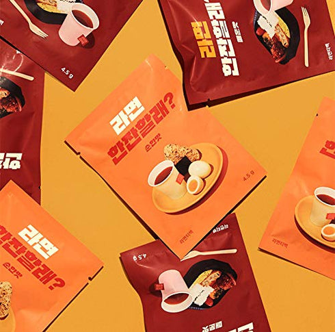 PALKIN 8EA 8EA Korean Ramen tea bag, Ramen soup tea bag, Mild + Spicy