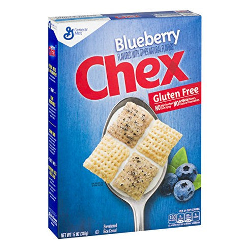 General Mills Chex Cereal, Blueberry, Gluten Free, 12 oz