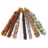 12 All City Candy Signature Gourmet Chocolate Covered Pretzel Rods Gift Tube Hand-Dipped Assorted Flavors in Milk
