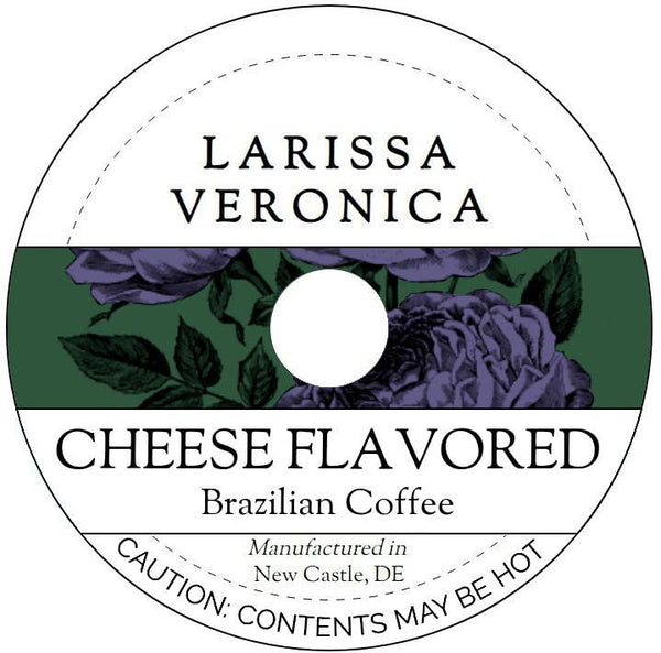Larissa Veronica Cheese Flavored Brazilian Coffee (Single Serve K-Cup Pods) (Gourmet, Naturally Flavored, Whole