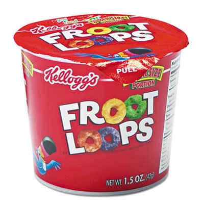 Froot Loops Breakfast Cereal, Single-Serve 1.5oz Cup, 6/Box