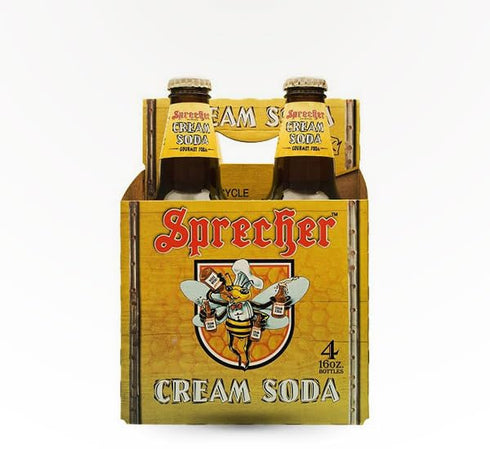 Sprecher Cream Soda Soda, 64 Fluid Ounces (Pack Of 6)